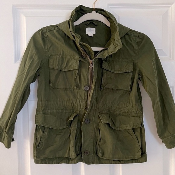 Crewcuts Field Mechanic Green Utility Jacket Size 6-7 - Picture 3 of 7